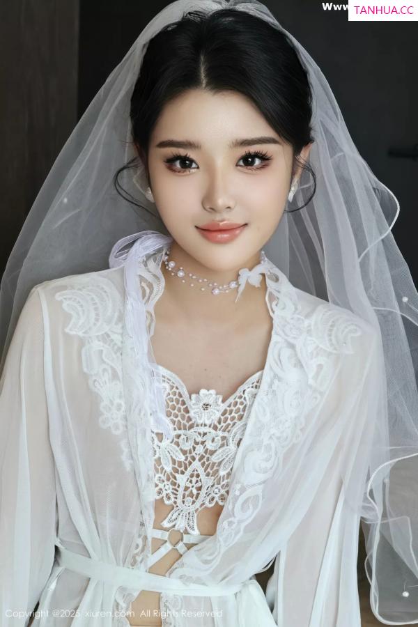   [XiuRen]高清写真图 2025.07.18 No.10559 糯梨子 白色婚纱第9张图片